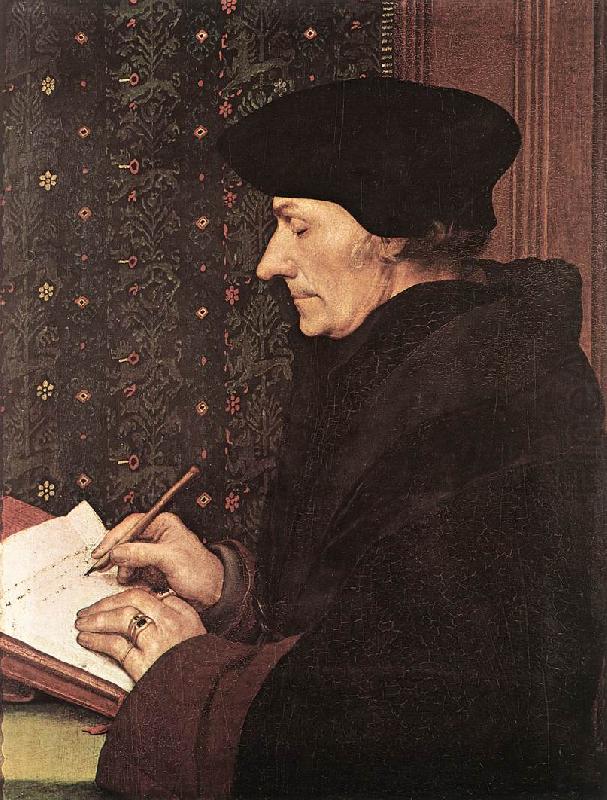 HOLBEIN, Hans the Younger Erasmus f china oil painting image